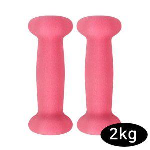 x 피트니스 아령 2개) (핑크) 네오프렌 (ER320-02013) (2kg 스타스포츠