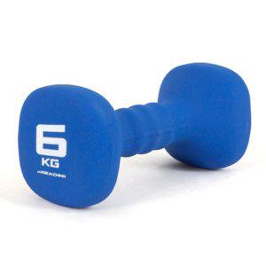 (단품1개) 아령 사각아령 (블루) 홈트 네오프렌 홈트레이닝 아이워너 헬스용품 6kg