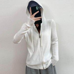 후드집업 여자 자켓 굵은골지 데일리 항공점퍼 편안한 간절기 여성 간절기아우터