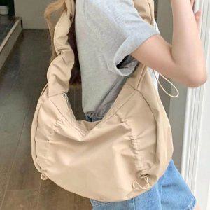반달 여성 숄더백 넉넉한 수납공간 데일리 크로스백 여행용