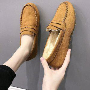 털안감 로퍼 털단화 방한화 털로퍼 따뜻한 털신발 겨울신발 여성슈즈