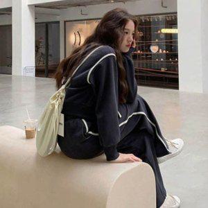 여성 트레이닝셋업 추리닝 위아래한벌 세트 후드 운동복 짐웨어 헬스