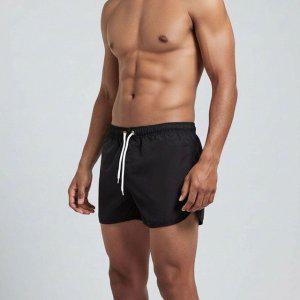 남성 블랙 스포츠 반바지 트레이닝바지 쿨팬츠 팬츠