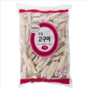 간편 냉동 고구마 스틱 팜피아 유탕 고구마 스틱 야식 튀김용