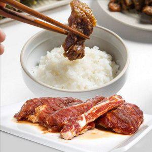 수제 돼지 왕갈비 캠핑 양념 돼지 숯불 바베큐 갈비 맛집