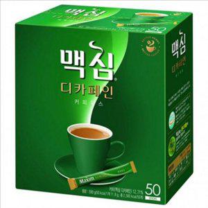 동서식품 맥심 디카페인 커피 무카페인 맥심 디카페인 믹스 대용량 사무실