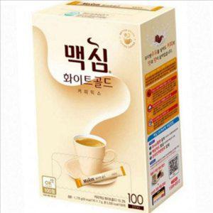 사무실 맥심 화이트 골드 자일로스 맥심 커피 믹스 100개입 스틱형
