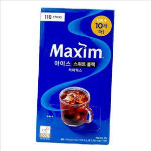 맥심 아이스 커피 스위트 맥심 블랙 커피 믹스 여름 110T