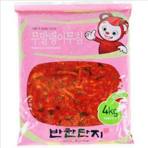 오독오독 무말랭이 고추잎 절임 식품 반찬용 매콤 양념