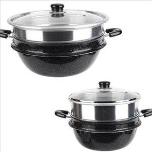 요리 가마솥 찜기 스팀 2단 찜기 대형 인덕션 업소용 주방