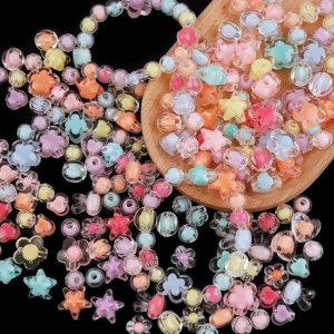 대용량 비즈 공예 재료 500g 플라스틱 비즈 키링 재료 만들기