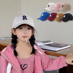 레터링 아동 볼캡 자수 아동 야구 모자 데일리 코튼 어린이