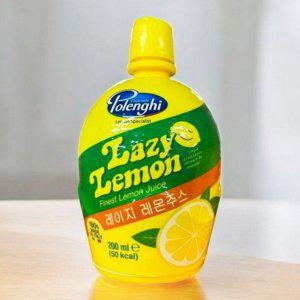 레몬 주스 농축액 레몬즙 농축액 음료용 하이볼 캠핑용 베이스 드레싱 과일 소스 원액 200ml 5개