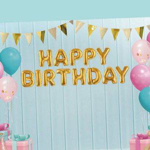 생일 파티 용품 생일 풍선 필수품 가랜드 기념 장식 데코레이션 디스플레이 생일축하 꾸미기 포토존 이벤트