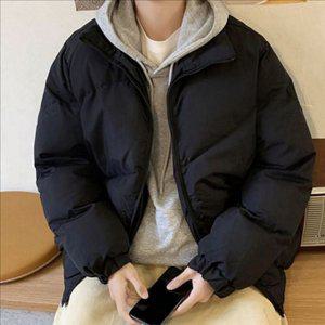 루즈핏 남성 숏 패딩 오버핏 남성 패딩 점퍼 겨울 캐주얼