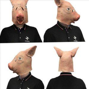 무대용 돼지머리 가면 동물 돼지 가면 이벤트 코스프레 파티 할로윈