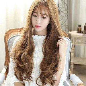 내츄럴웨이브 여성 통가발 고열사 웨이브 머리 단발