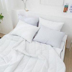 사계절 여름 홑이불 에어로 순면 홑이불 간절기 쿨링 워싱