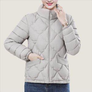 포근 여성 경량 숏 패딩 베이직 여성 간절기 점퍼 데일리
