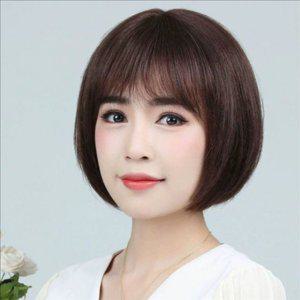 내추럴 여성 숏 컷 가발 자연 여자 단발 가발 패션