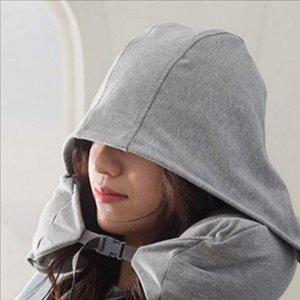기내용 여행용 목베개 휴대용 후드 목베개 숙면용 장거리 수면 넥쿠션