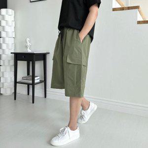 7부 남성의류 면반바지 여름 가을 캐쥬얼반바지 면