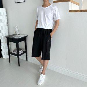 가을 5부 7부 면 남자반바지 반바지 트레이닝팬츠 봄