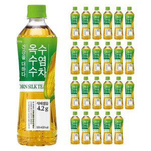 롯데 더하다 옥수수수염차 500mlx24PET