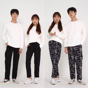 남성 잠옷 남성잠옷 기모바지 융털바지 겨울 남자 밴딩 팬츠 조거