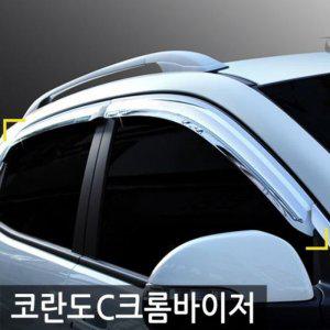 코란도C (13_현재) 크롬윈도우바이저 4pcs 선바이저