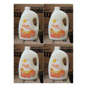 피죤 섬유유연제 옐로우미모사 2.500ml 용기 4개입 (당일발송/무제한공급/정품)