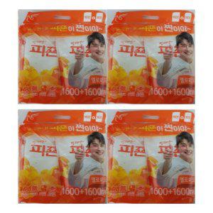 피죤 옐로우미모사 1600ml+1600ml 리필 4개입 (당일발송/무제한공급/정품)