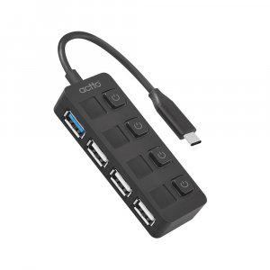 엑토 C타입 USB 3.2 2.0 개별 전원 멀티허브 HUB-41