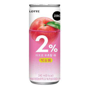 롯데칠성 이프로 복숭아 캔 240ml x 30