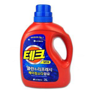 테크 액체세제 일반용 용기형 3L 세탁세제