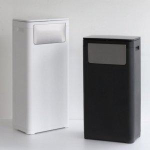 대형 휴지통 쓰레기 32L 심플 슬라이딩 원터치 카페