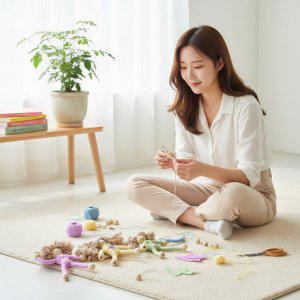 뽀글이 스트레스 해소 인형 만들기 걱정인형 DIY