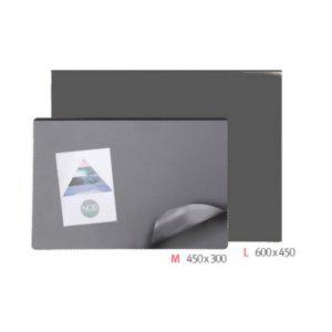 사무용 책상 중 450x300 고무판 더블 데스크 그레이 신학기 1p 덮게 깔개 매트