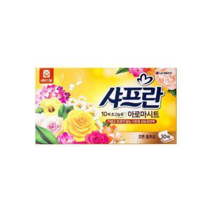 루미나D 세탁기용 샤프란 아로마시트 30매 코튼블로섬