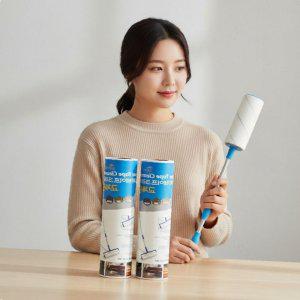 국산 먼지제거 테이프클리너 리필 2매입 롤크리너 교체형 끈끈이