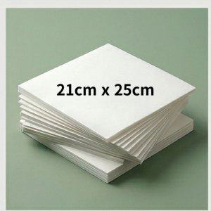사각 종이호일 다용도 에어프라이어용 대용량 화이트 21cmx 25cm 1000개