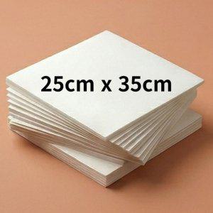 사각 종이호일 다용도 에어프라이어용 대용량 화이트 25cmx 35cm 1000개