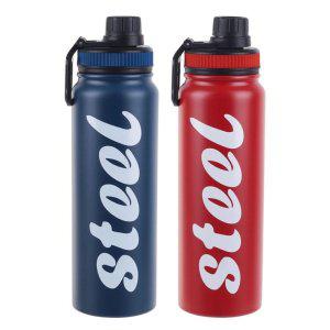 스틸 손잡이 보온 보냉병 760ml 대용량 운동 등산