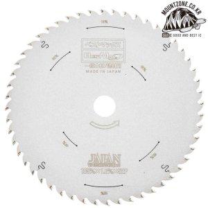 일본산팁쏘 실버불소코팅 정밀절단 원형톱날 목재용 185mm(내경 20-19) 52날 두께 1.6T