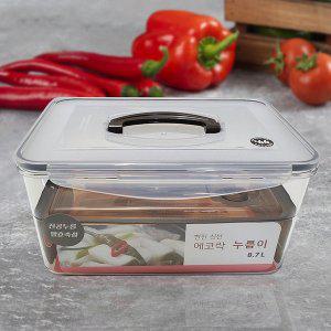 한진 신선에코락 누름이포함8.7리터 발효숙성 누룸이김치통 누름김치통