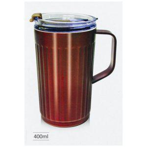 핫콤 뉴트로 스텐 텀블러 400ml 레드