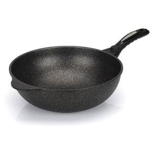키친아트 궁중팬 튀김팬 중화요리 후라이팬 마블코팅 멀티 웍 32cm