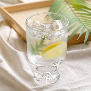 언더락 위스키잔 유리컵 무지 340ml 6개 1세트