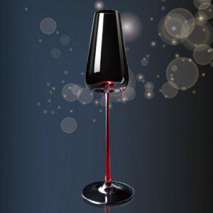 글라스 와인잔 슬림 레드 샴페인 잔 230ml 2개입