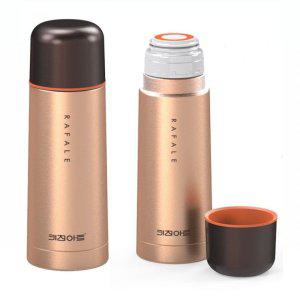 보온보냉병 키친아트 라팔 골드메탈 보온병 350ml 보냉병 텀블러 스텐이중구조